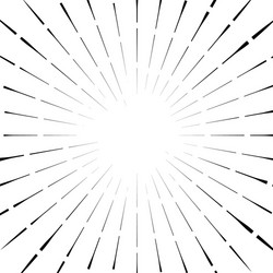 abstract circular element radial lines shape vector image