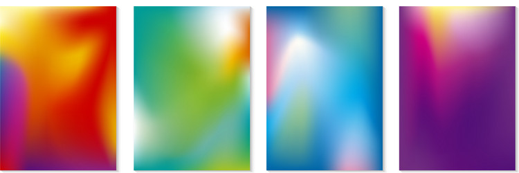 Abstract Color Flow Background vector image