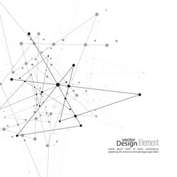Molecular Network Background vector image