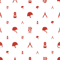 Engineer icons pattern seamless white background vector