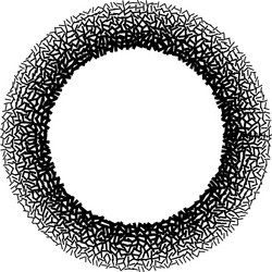 geometric circle squares rectangles angular vector image