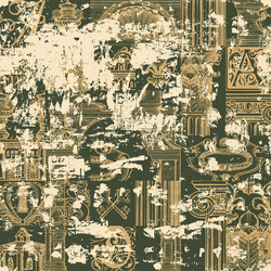 seamless pattern on the theme of old architecture vector image