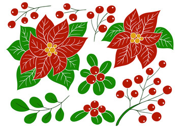 set of color in hand draw style vector image