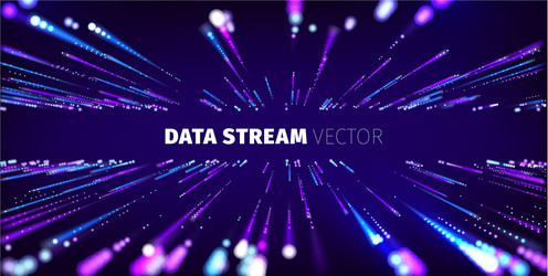 Data Stream Abstract Background vector image