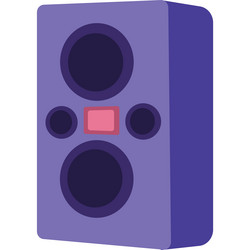 music column loud speaker box icon vector