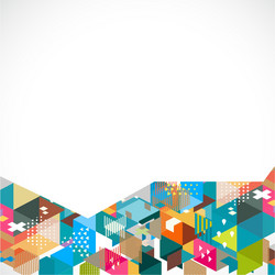 Dynamic Geometric Patterns vector image