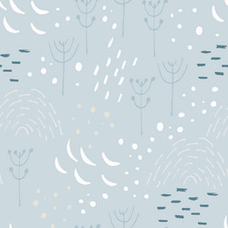 Scandinavian abstract seamless pattern vector