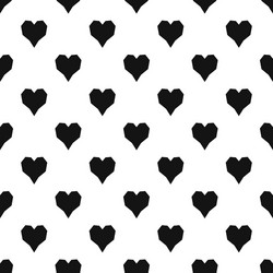 angular heart pattern seamless vector image