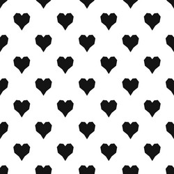 angular heart pattern seamless vector