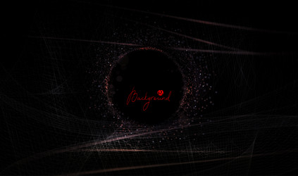 composition with a wavy mesh pattern round vector image