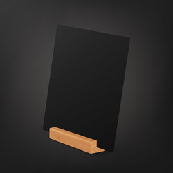 3d realistic black a4 a5 vertical empty vector image