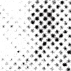 Halftone grunge overlay vector