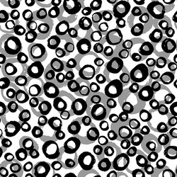 Abstract creative shapes seamless pattern simple Vector Image