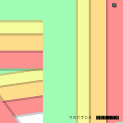 abstract design with a background of colorful vector image