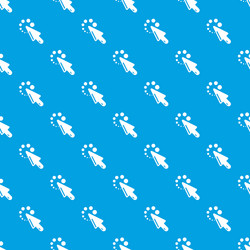 Cursor loading pattern seamless blue vector