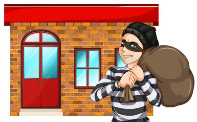 Robbed House Cartoon