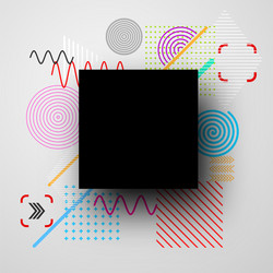 background with abstract colorful pattern vector image