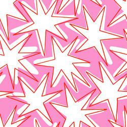 Exploding Star Burst Pattern vector image