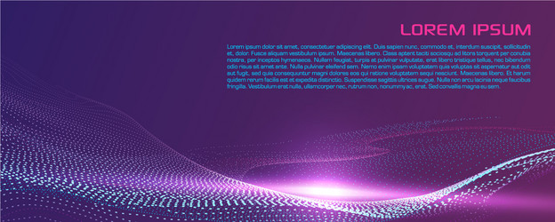 abstract background with dotted particle designed vector image