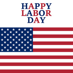 labor day holiday in the united state Vector Image