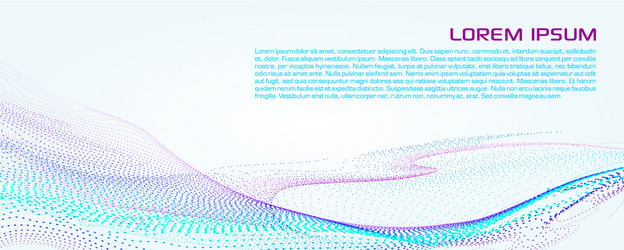 abstract background with dotted particle designed vector image