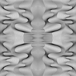abstract lines pattern waves background vector image