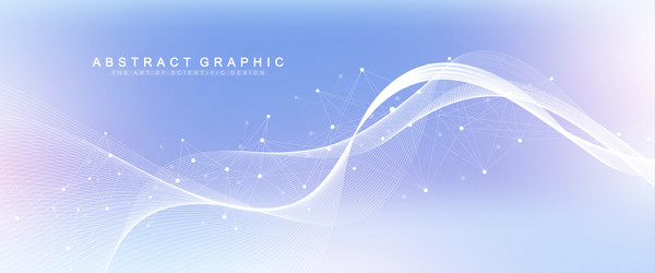 abstract tech network connection dots digital vector image