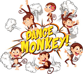 Monkey Dance Vector Images (over 600)