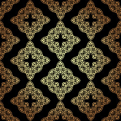 seamless pattern in victorian style vector