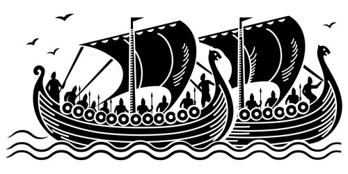 design in old norse style ancient celtic Vector Image