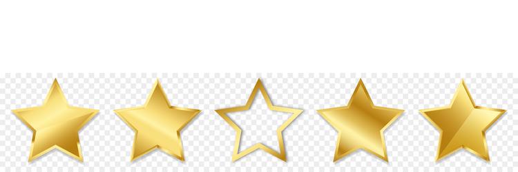 Gold star Royalty Free Vector Image - VectorStock