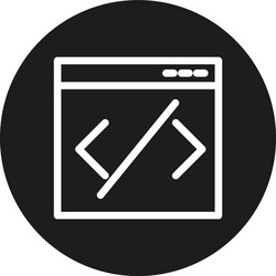 programming code optimization concept website vector image