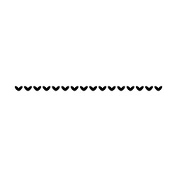 border frame icon divider horizontal line shape vector image