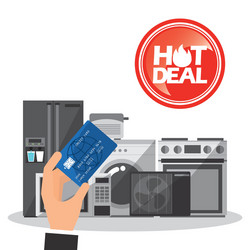 Hot offer vector