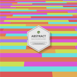 abstract of colorful stripe lines pattern vector image