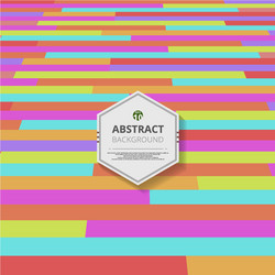 Abstract of colorful stripe lines pattern vector