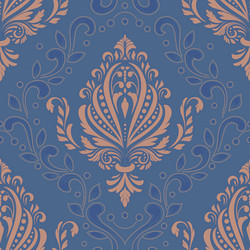 damask seamless pattern element classical vector image