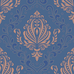 Damask seamless pattern element classical vector