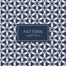 abstract triangle and star shape pattern vector image