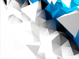 abstract 3d triangular background vector image