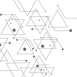 Simple pattern from triangles of lines and black vector