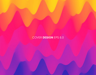 abstract wavy background with dynamic effect can vector image