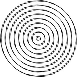 geometric circle squares rectangles angular vector image