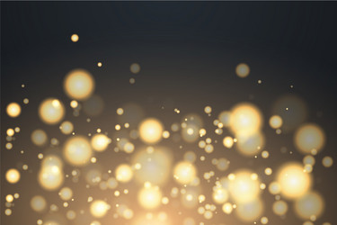 Shining bokeh isolated on transparent background vector