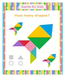 Many Math Trart Math activity for kids how many Royalty Free Vector Image