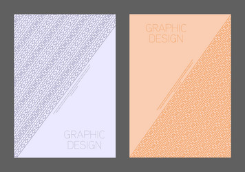 design is patterned in an ethnic style a template vector image