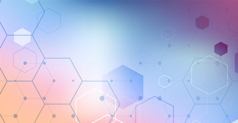 Abstract background with molecular mesh gradient vector