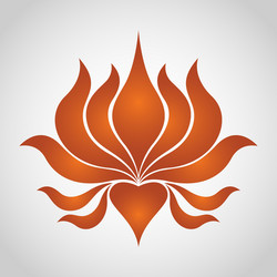 lotus icon Vector Image
