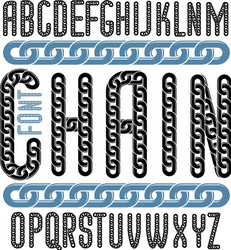 Font trendy typescript can be used in poster vector