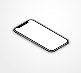 Realistic smartphone mockup mobile phone frame Vector Image